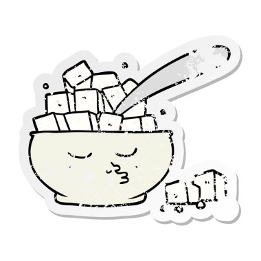 çizgi film şekerlik sıkıntılı etiket