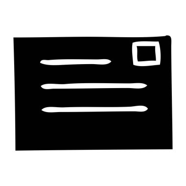 düz sembolü mektup