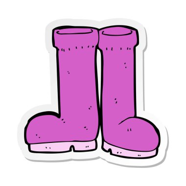 bir çizgi film lastik çizme etiket