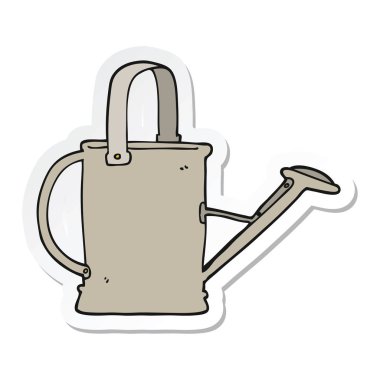 bir çizgi film sulama olabilir Sticker