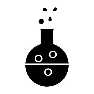 düz sembol kimya tüp