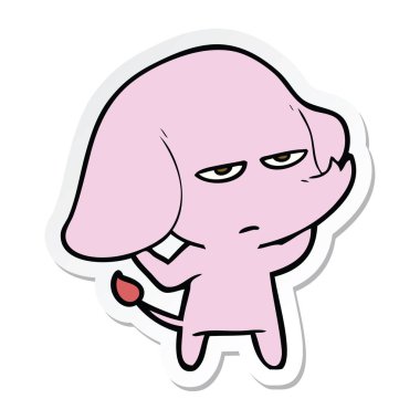 etiket rahatsız çizgi fil