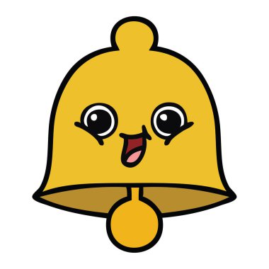 sevimli çizgi bir çan