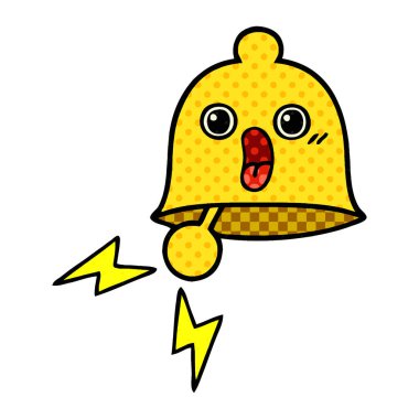 çizgi roman tarzı çizgi film zil çan