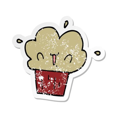 çizgi film çörek sıkıntılı etiket