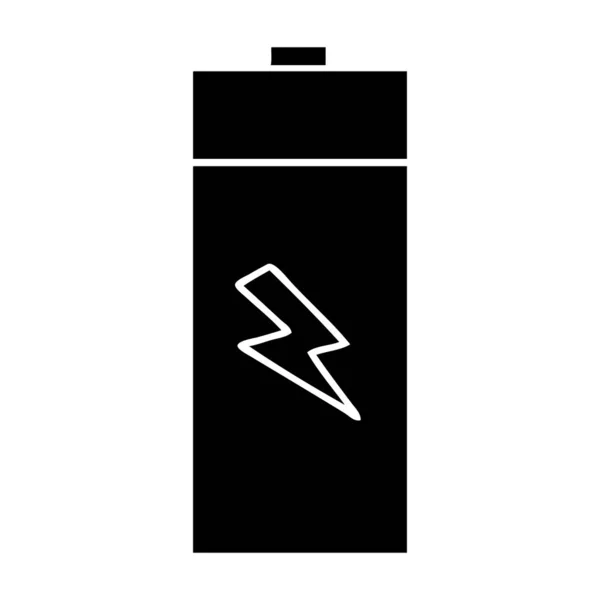 Flat symbol elektriska batteriet — Stock vektor
