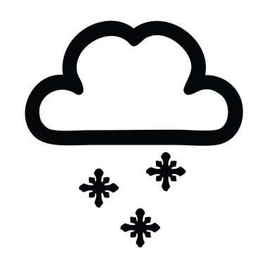 kar bulut simgesi simgesi