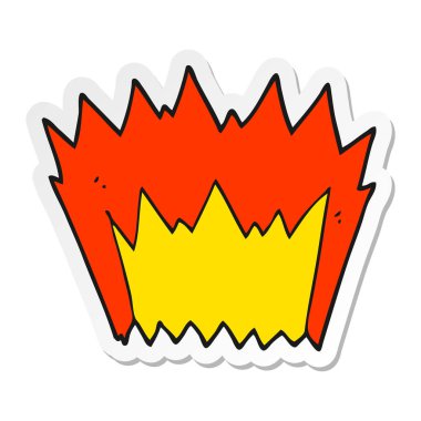 etiket bir karikatür patlama