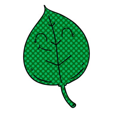 ilginç çizgi roman tarzı çizgi film mutlu yaprak