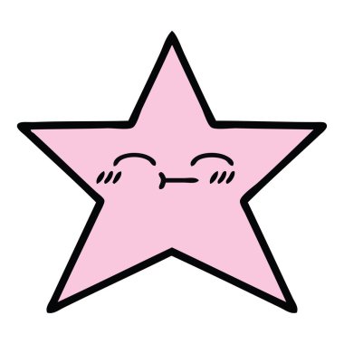 sevimli çizgi yıldız balık