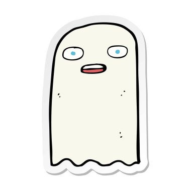 etiket bir komik karikatür hayaletin