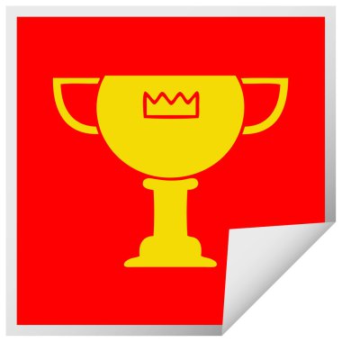 etiket karikatür Altın Kupası peeling Meydanı