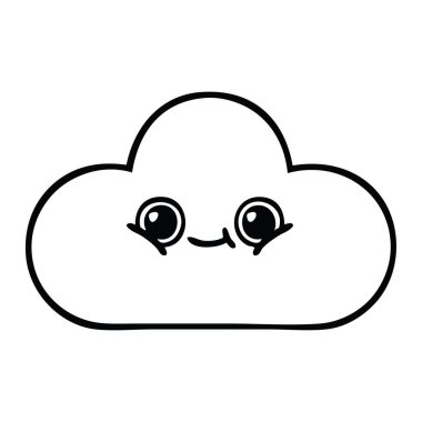 çizgi çizme çizgi film kar bulut