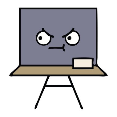 sevimli çizgi kara tahta