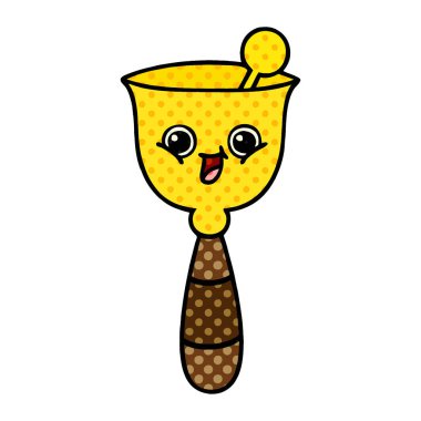 çizgi roman tarzı çizgi film okul zili