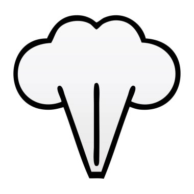 bir buhar degrade gölgeli çizgi film