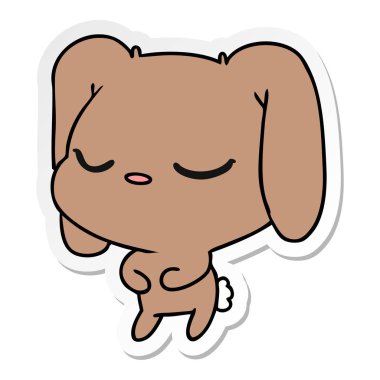serbest el çekilmiş etiket karikatür şirin kawaii Bunny