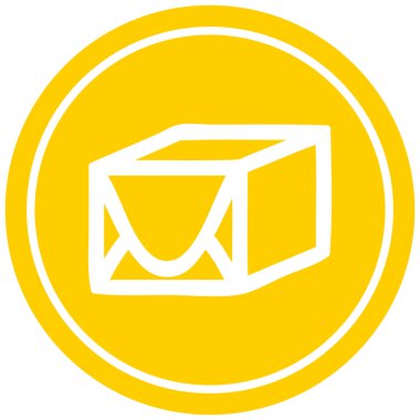 kaydırılan parsel dairesel simgesi simgesi