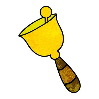 retro grunge doku karikatür zil