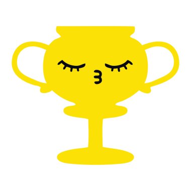 düz renk retro çizgi film Ödülü