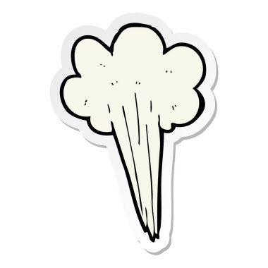 etiket, bir çizgi film Buhar tasarım öğesi