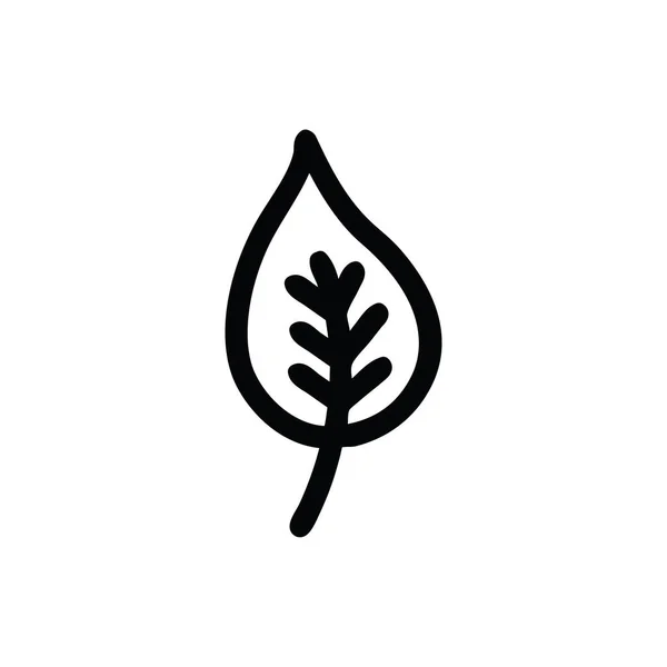 Symbol Des Natürlichen Blattes — Stockvektor