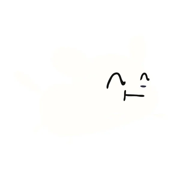 Cartone animato kawaii di un cane carino — Vettoriale Stock