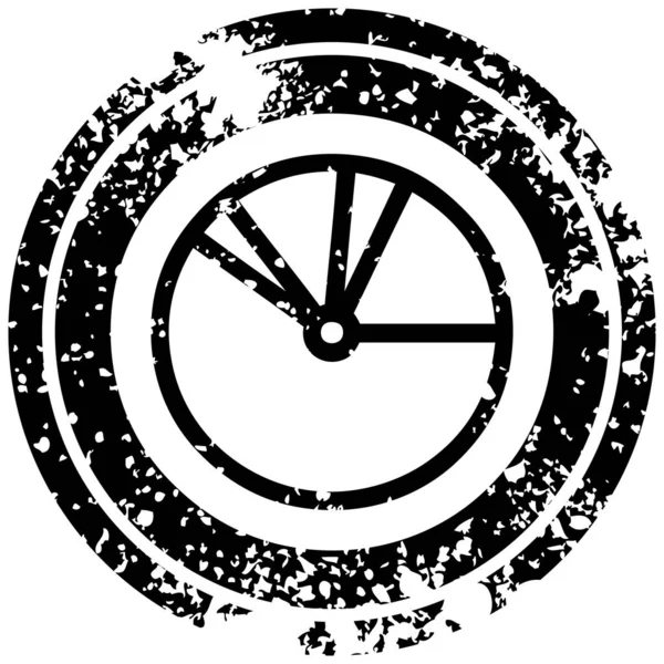 Wykres Kołowy Ikona Symbol — Wektor stockowy