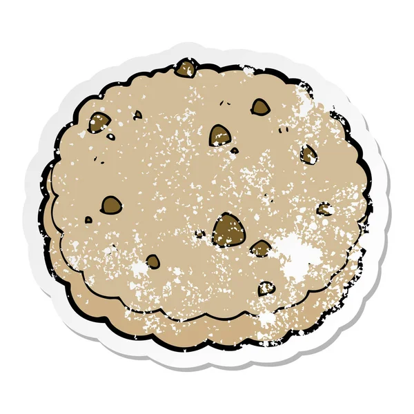 Стресова Наклейка Мультяшного Печива — стоковий вектор