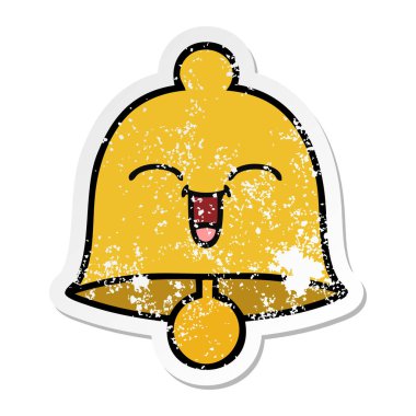 sevimli çizgi Bell'in sıkıntılı etiket