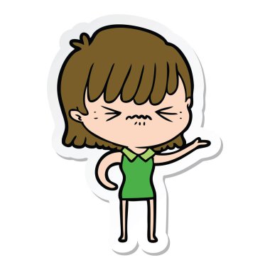 etiket rahatsız çizgi film kız