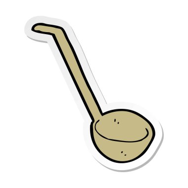 bir çizgi film Kepçe etiketi