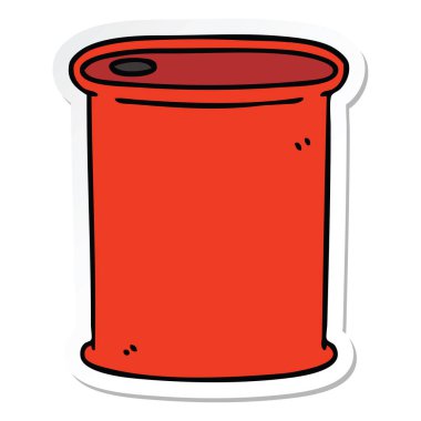 ilginç bir el etiket çizgi film can çizilmiş