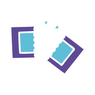 düz renk retro çizgi film sinema bileti