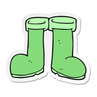 bir çizgi film wellington çizme etiket