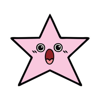 sevimli çizgi yıldız balık