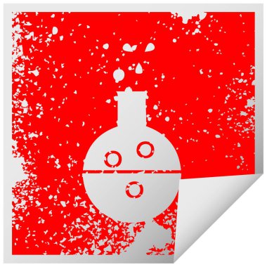 etiket sembol kimya tüp peeling sıkıntılı Meydanı