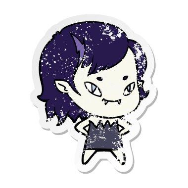 bir çizgi film dostu vampir kızın sıkıntılı etiket