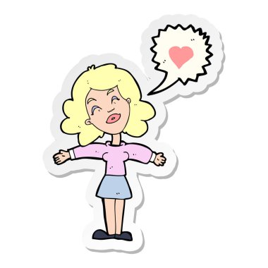 aşık bir çizgi film kadın etiketi