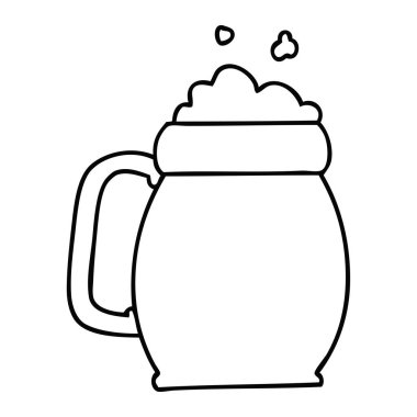 ilginç çizim karikatür pint bira