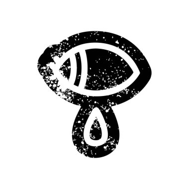 ağlayan göz sıkıntılı simgesini