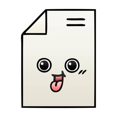 Degrade gölgeli karikatür kağıdın 