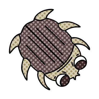 çizgi roman tarzı ilginç karikatür böceği