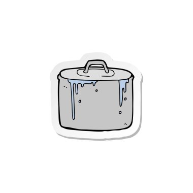 bir çizgi film kabarcıklanma Pan etiket