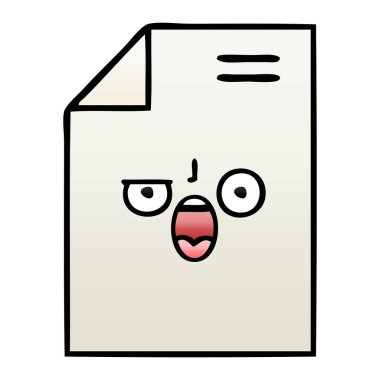 Degrade gölgeli karikatür kağıdın 