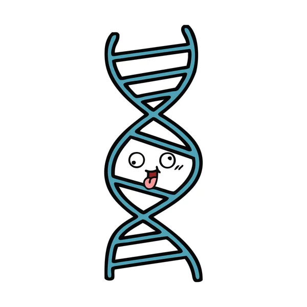 可爱的卡通 Dna — 图库矢量图片