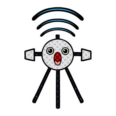 çizgi roman tarzı çizgi film uydu