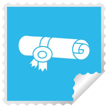 etiket haddelenmiş karikatür sertifika peeling Meydanı