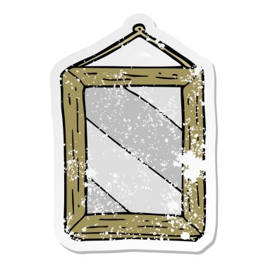 bir çizgi film ayna sıkıntılı etiket