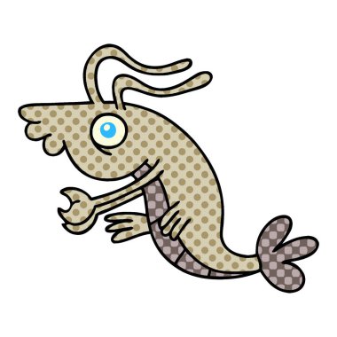 çizgi roman tarzı ilginç karikatür kerevit